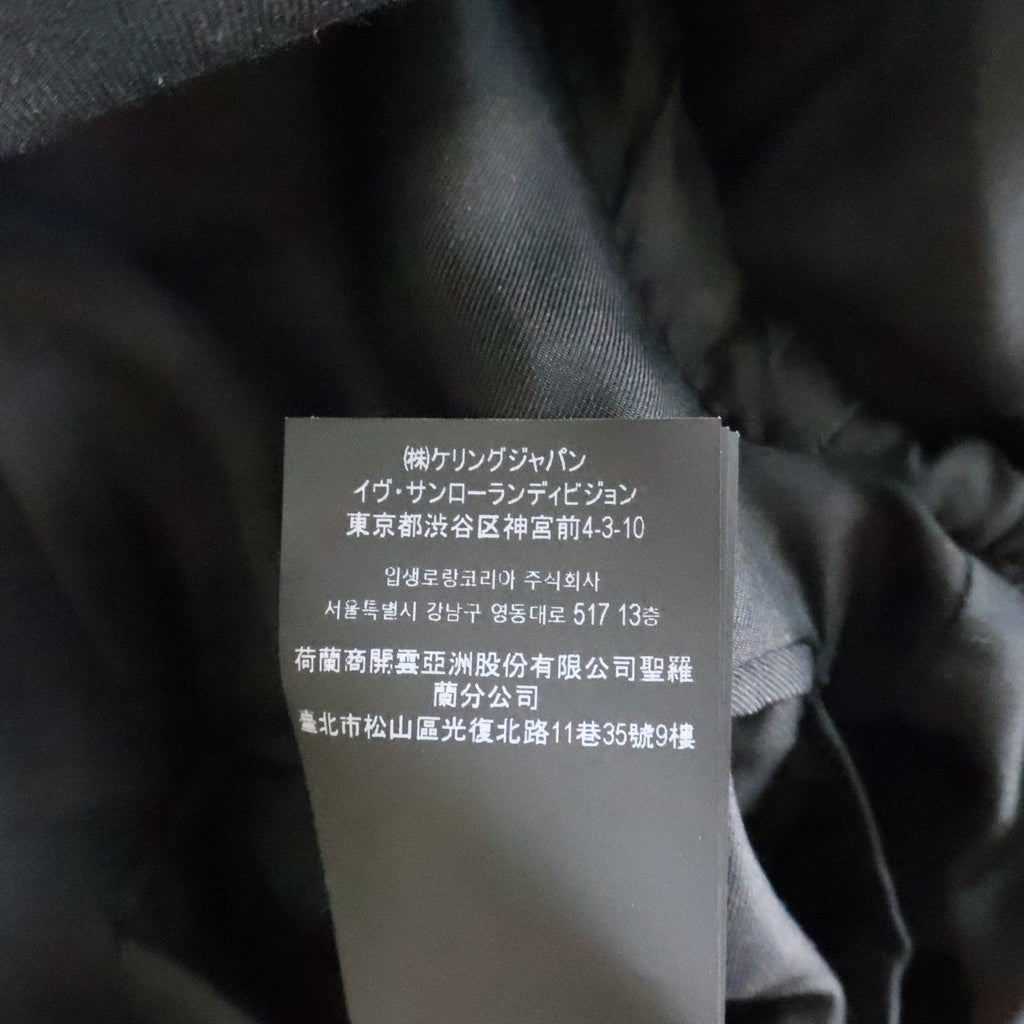 SAINT LAURENT PARIS(サンローランパリ) 23SS マルチポケット サハリエンヌ サファリジャケット ブラック 731986 Y7E61