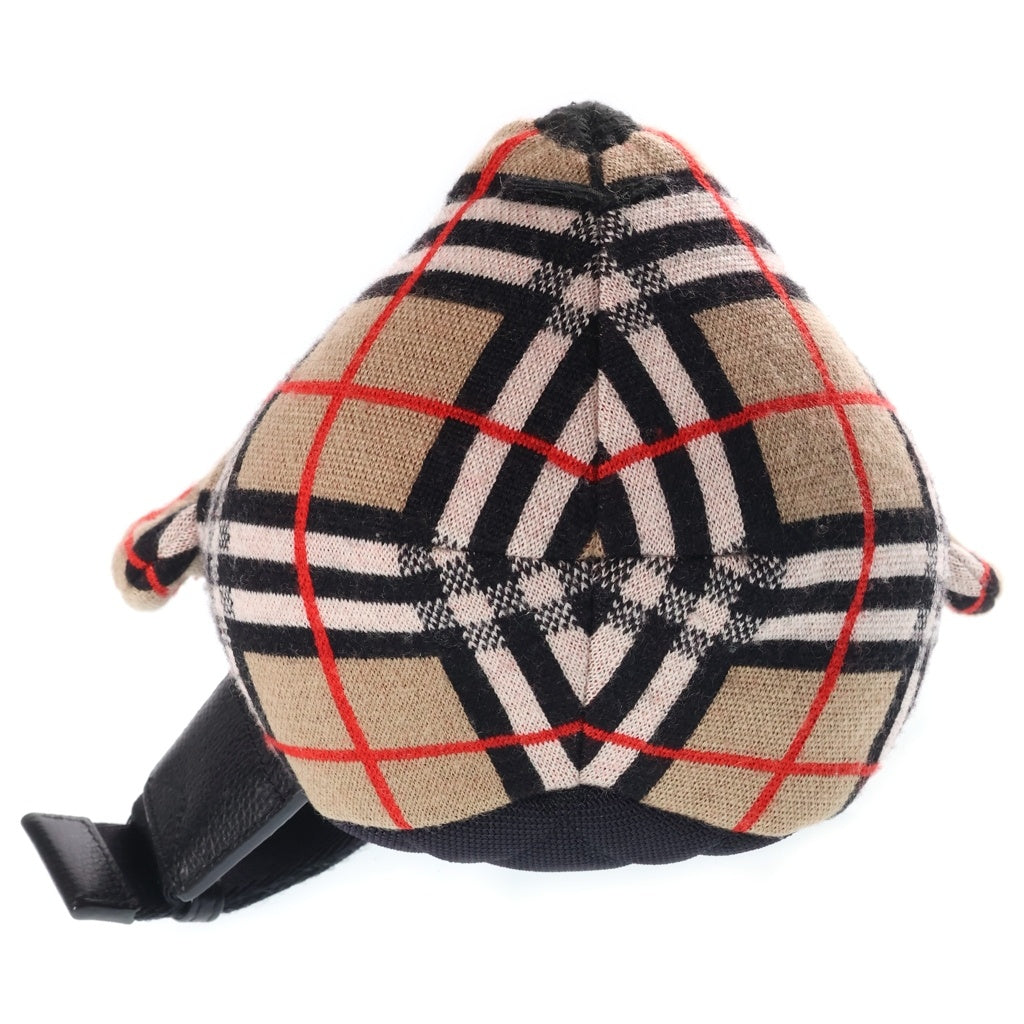 BURBERRY(バーバリー) ノバチェック ベアーモチーフ ボディバッグ ブラウン
