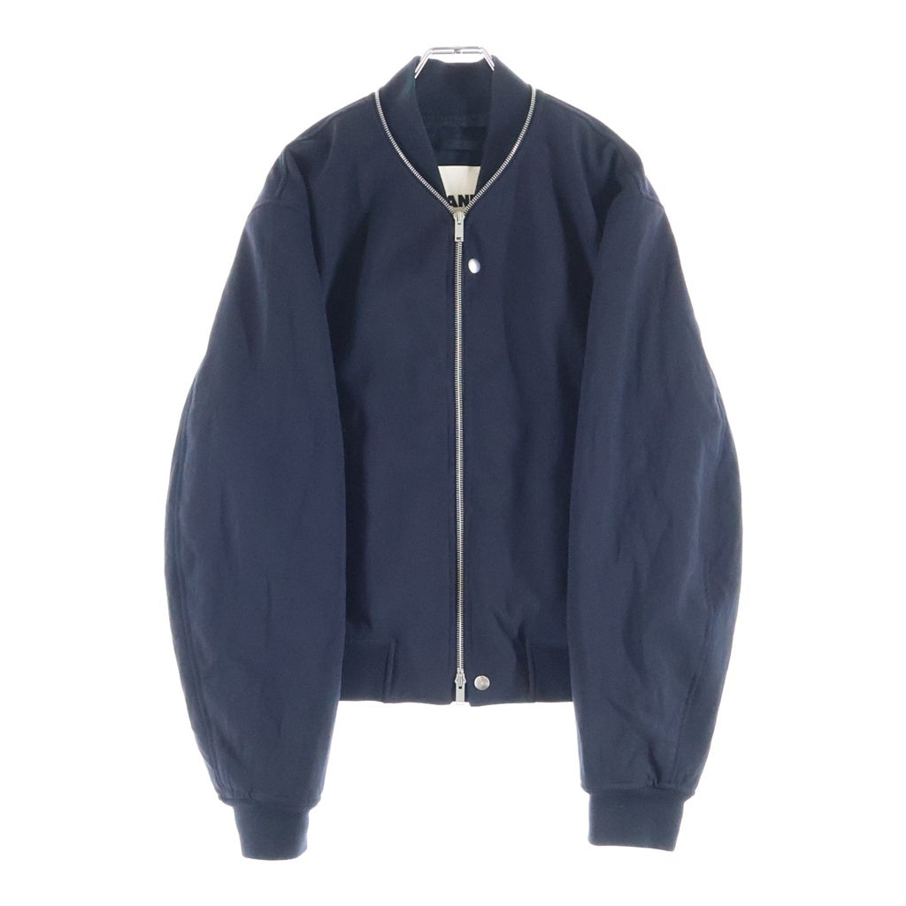 JIL SANDER(ジルサンダー) W BLOUSON 05 ウールギャバジン ワードローブ パファージャケット ブルゾン ブラック J23BN0004