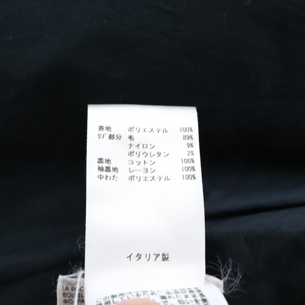 JIL SANDER(ジルサンダー) W BLOUSON 05 ウールギャバジン ワードローブ パファージャケット ブルゾン ブラック J23BN0004