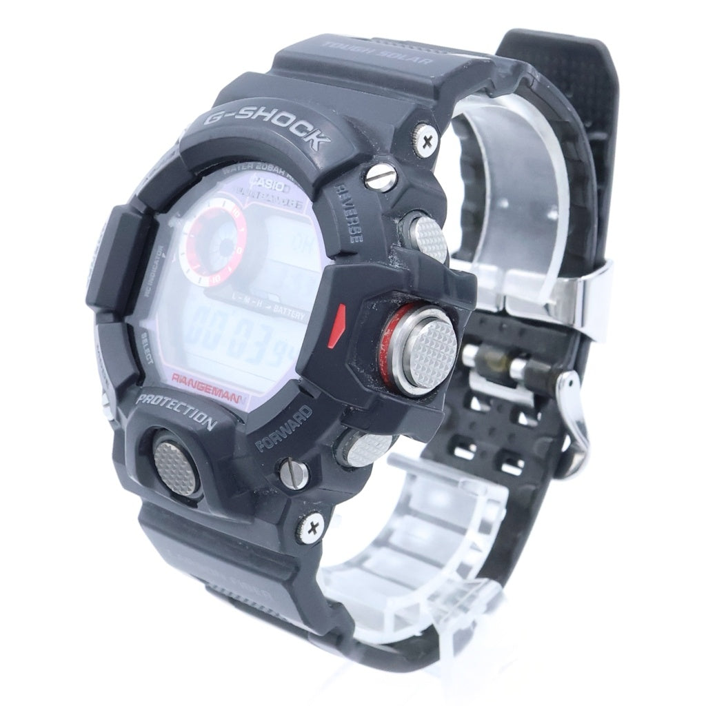 CASIO(カシオ) G-SHOCK RANGEMAN ジーショック レンジマン デジタル電波 ソーラー腕時計 ブラック GW-9400J