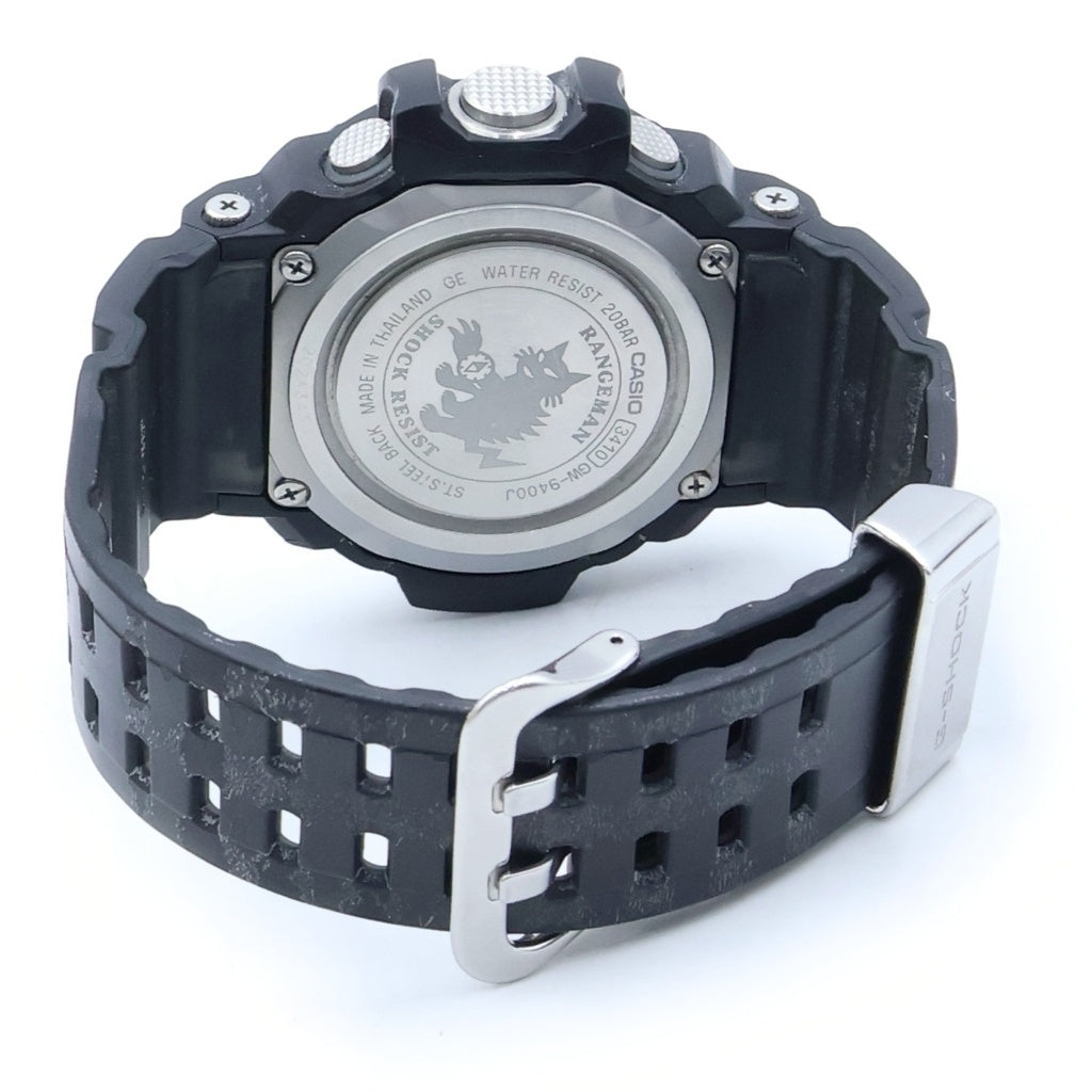 CASIO(カシオ) G-SHOCK RANGEMAN ジーショック レンジマン デジタル電波 ソーラー腕時計 ブラック GW-9400J