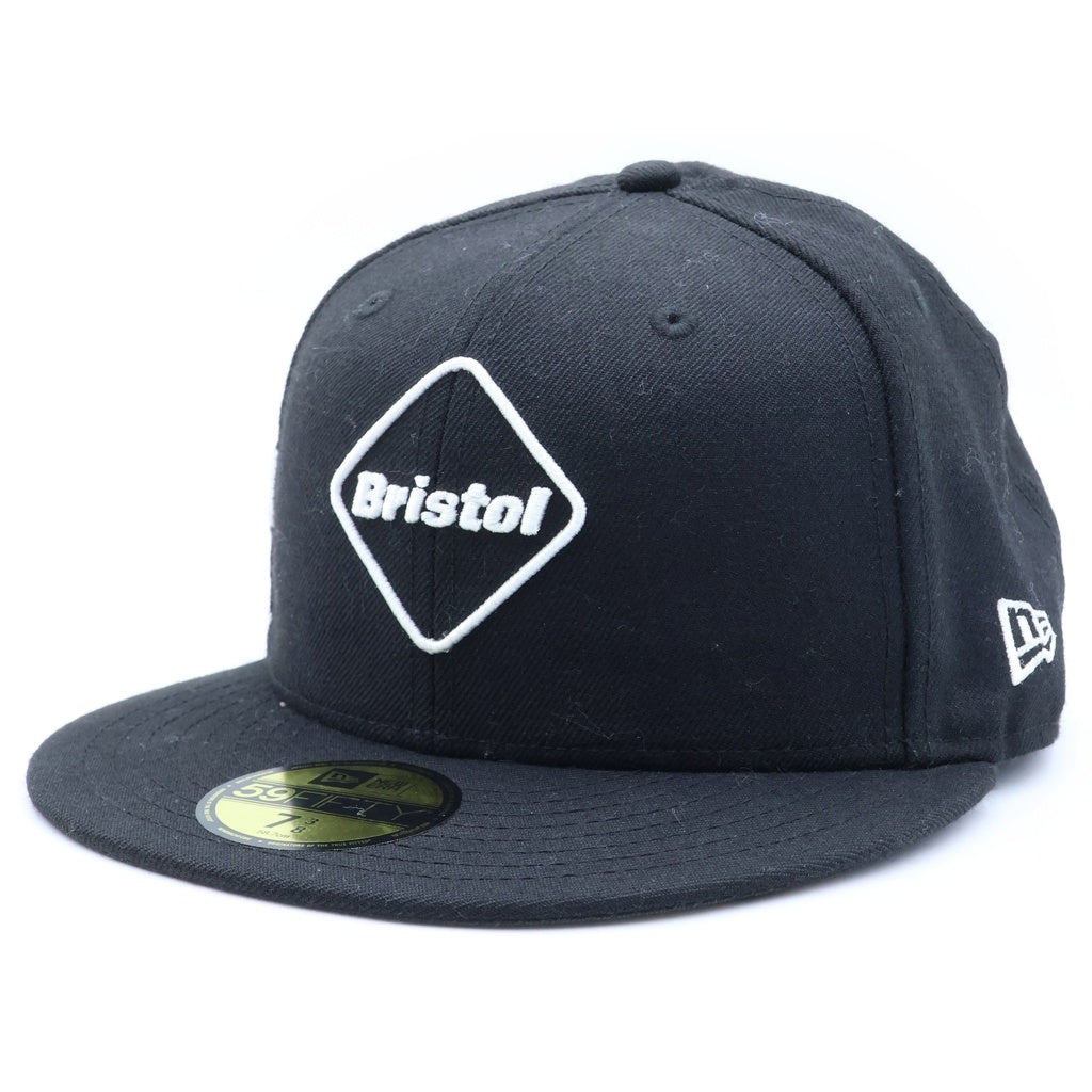 F.C.R.B./F.C.Real Bristol/FCRB(エフシーアールビー/エフシーレアルブリストル) 17AW ×NEWERA ニューエラ ロゴデザイン キャップ 帽子 ブラック