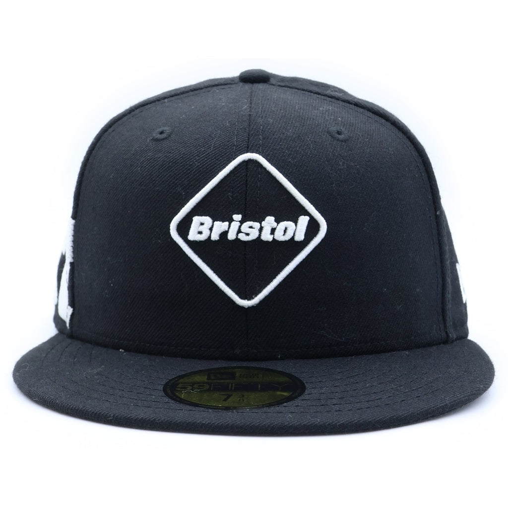 F.C.R.B./F.C.Real Bristol/FCRB(エフシーアールビー/エフシーレアルブリストル) 17AW ×NEWERA ニューエラ ロゴデザイン キャップ 帽子 ブラック