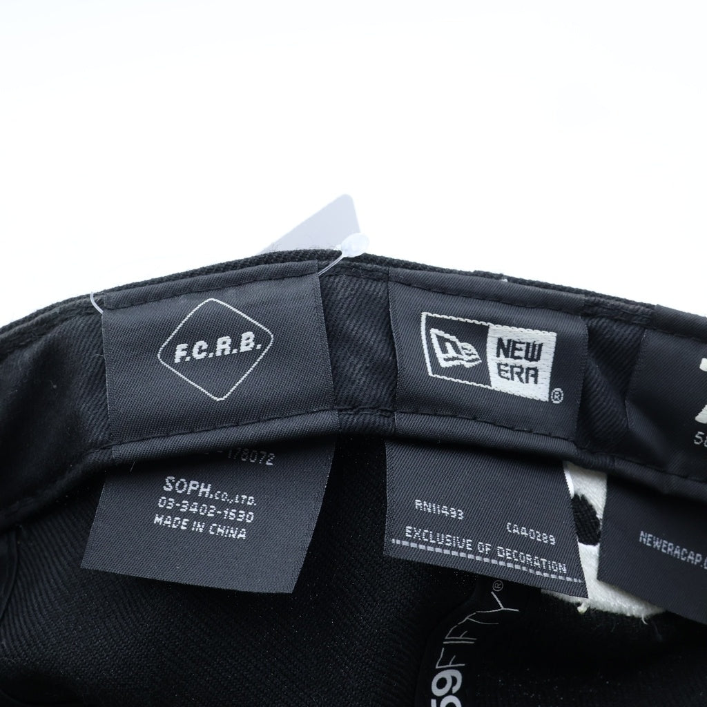 F.C.R.B./F.C.Real Bristol/FCRB(エフシーアールビー/エフシーレアルブリストル) 17AW ×NEWERA ニューエラ ロゴデザイン キャップ 帽子 ブラック