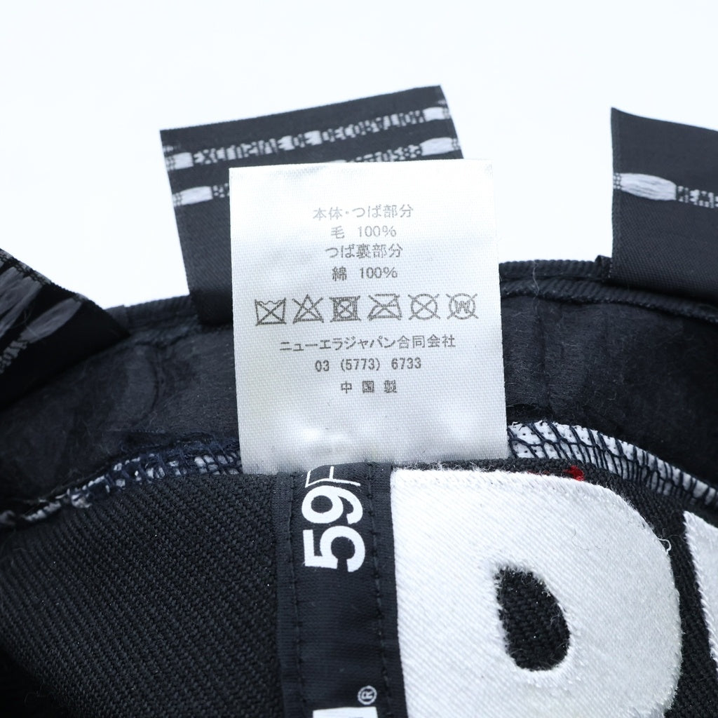 F.C.R.B./F.C.Real Bristol/FCRB(エフシーアールビー/エフシーレアルブリストル) 17AW ×NEWERA ニューエラ ロゴデザイン キャップ 帽子 ブラック