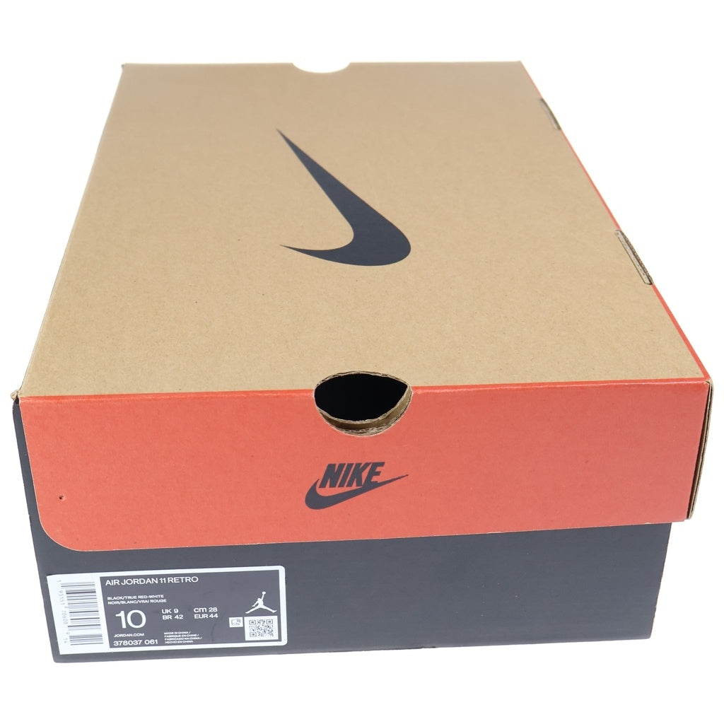 NIKE(ナイキ) AIR JORDAN Bred エアジョーダン 11 ブレッド ハイカットスニーカー ブラック/レッド US10/28cm 378037-061
