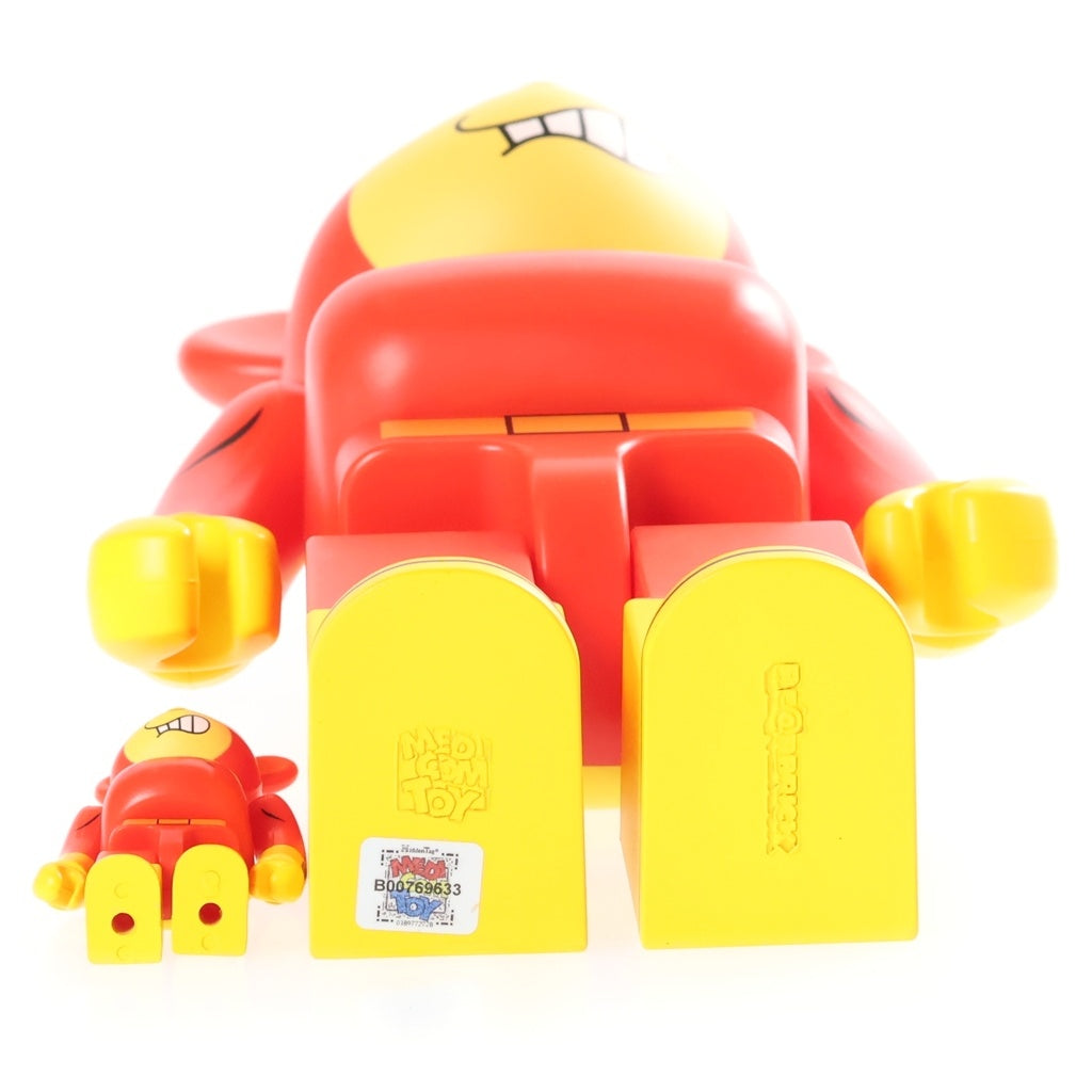 MEDICOM TOY(メディコムトイ) ×THE SIMPSONS BE@RBRICK RADIOACTIVE MAN 100%&400% ベアブリック ザシンプソンズ レディオアクティブマン 2体セット フィギュア 人形 レッド/イエロー