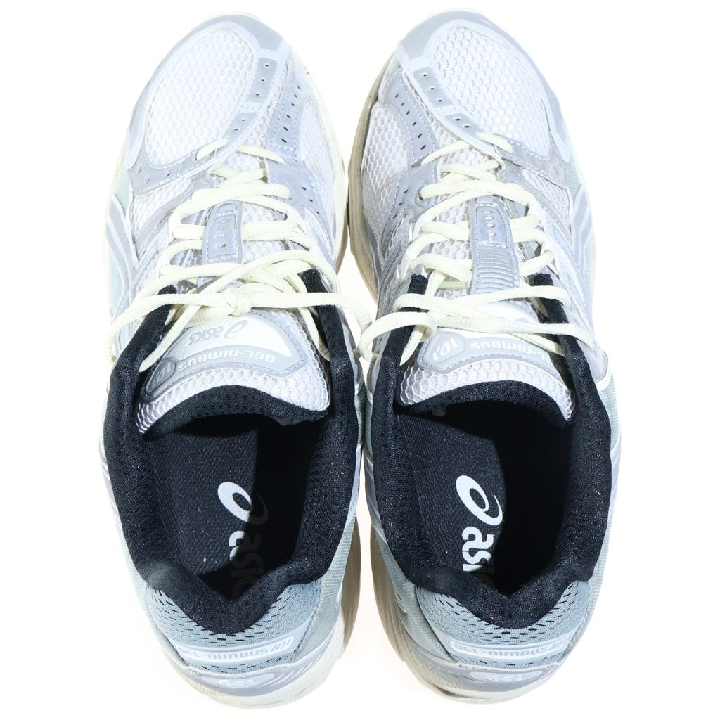 ASICS(アシックス) ×MIN-NANO GEL-NIMBUS 10.1 ミンナノ ゲルニンバス ローカットスニーカー ホワイト/シルバー US11.5/29cm 1203A673-100