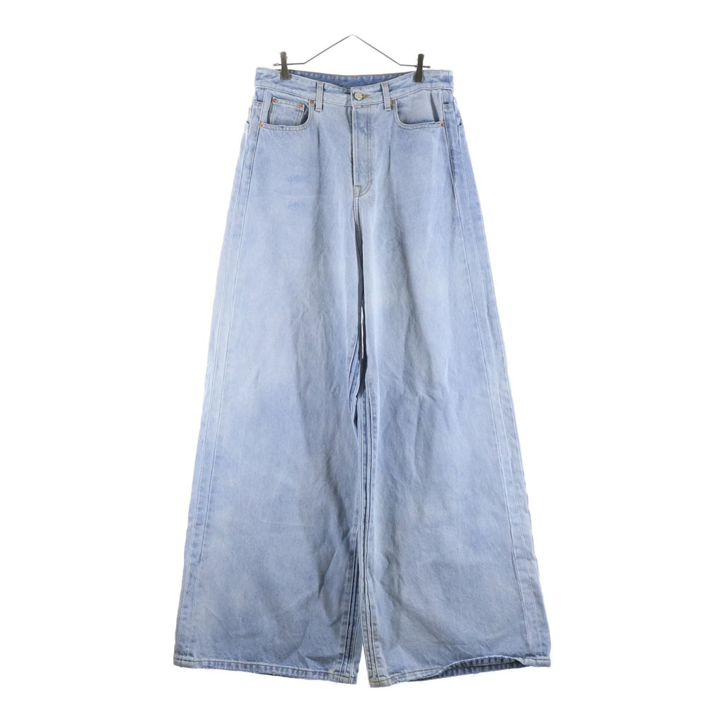 VETEMENTS(ヴェトモン) 23SS PLAIN BAGGY JEANS ワイド バギーデニムパンツ インディゴ UE63PA305N1