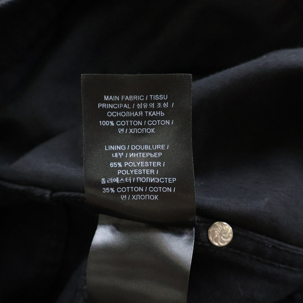 VETEMENTS(ヴェトモン) 25AW HIP-HOP SHORTS ヒップホップ フェード加工 カーペンターデニムショーツ ハーフパンツ ブラック UH76DP125B2