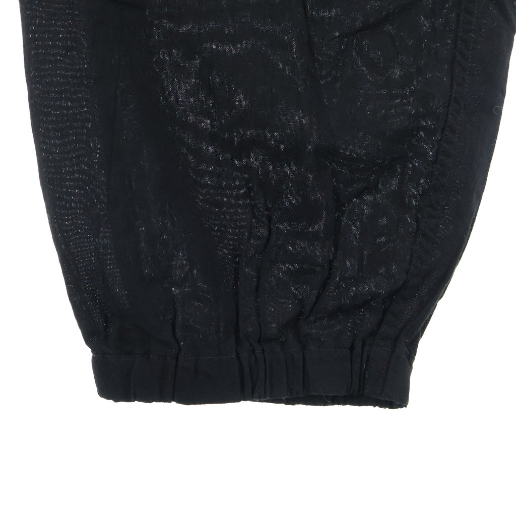 COMOLI(コモリ) 26SS オックス コンパーティブルパンツ ブラック D01-03013