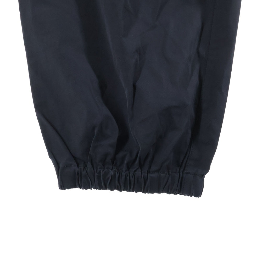 The Ennoy Professional(エンノイプロフェッショナル) 24AW CPN TRACK PANTS フロントロゴデザイン ドローストリング ナイロントラックパンツ ブラック AW24BRENPT04LP