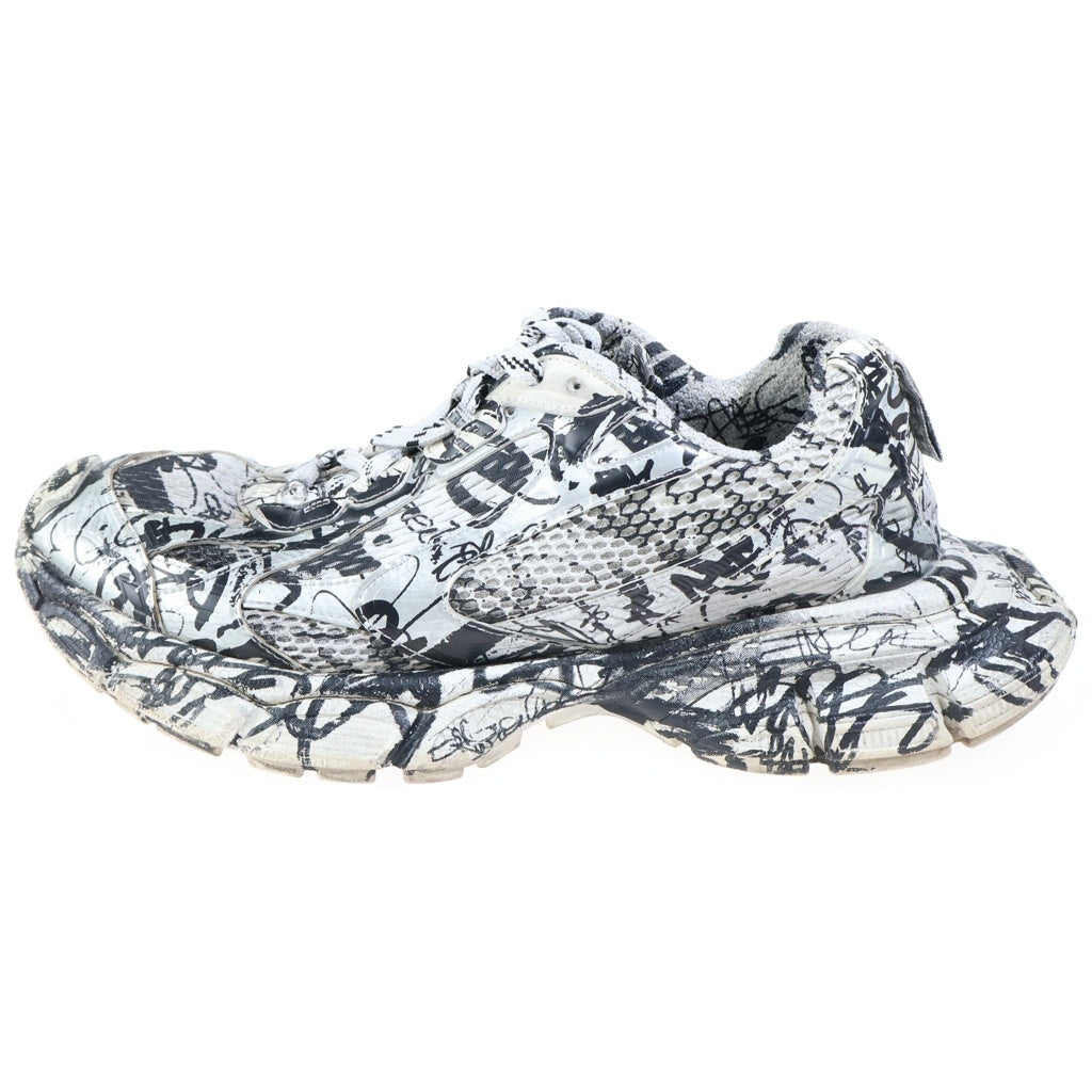 BALENCIAGA(バレンシアガ) 3XL SNEAKERS GRAFFITI グラフィティペイント ローカットスニーカー ホワイト/ブラック 734734