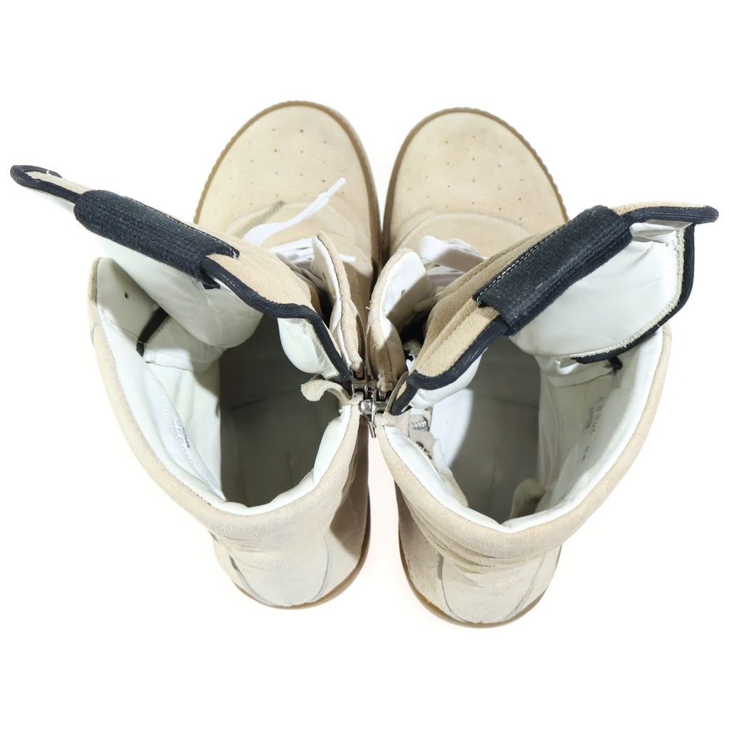 Rick Owens(リックオウエンス) 14SS GEO BASKET ジオバスケット スウェードレザー ハイカットスニーカー ベージュ