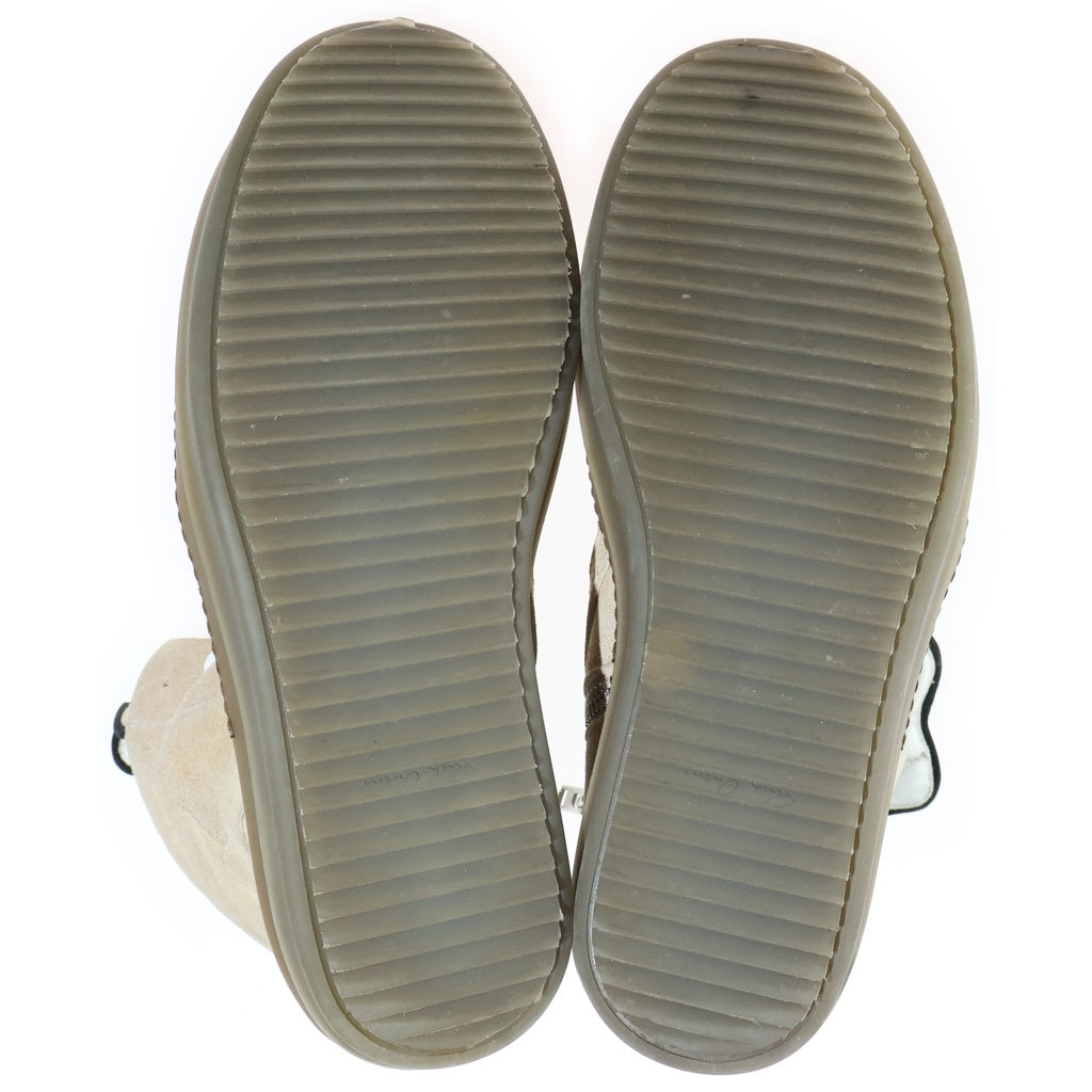 Rick Owens(リックオウエンス) 14SS GEO BASKET ジオバスケット スウェードレザー ハイカットスニーカー ベージュ