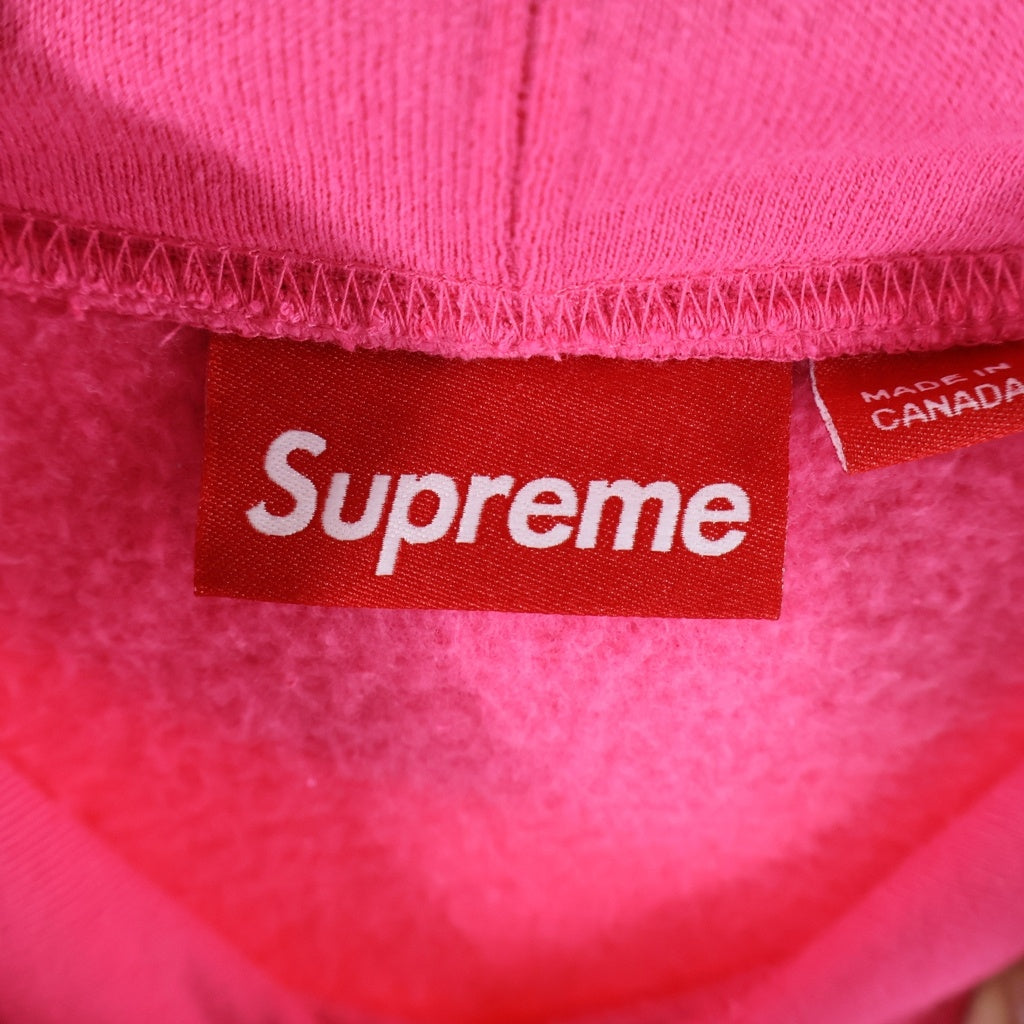 SUPREME(シュプリーム) 25SS Small Box Hooded Sweatshirt スモールボックスロゴ フーデッドスウェットシャツ パーカー ピンク