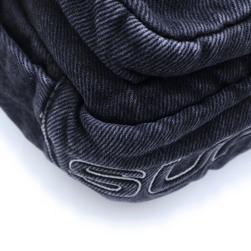 SUPREME(シュプリーム) 25AW Denim Shoulder Bag デニム スモールボックスロゴ ショルダーバッグ ブラック