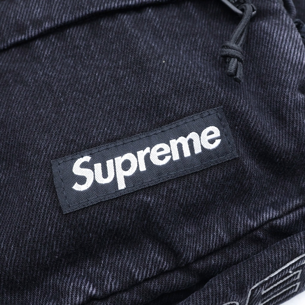 SUPREME(シュプリーム) 25AW Denim Shoulder Bag デニム スモールボックスロゴ ショルダーバッグ ブラック