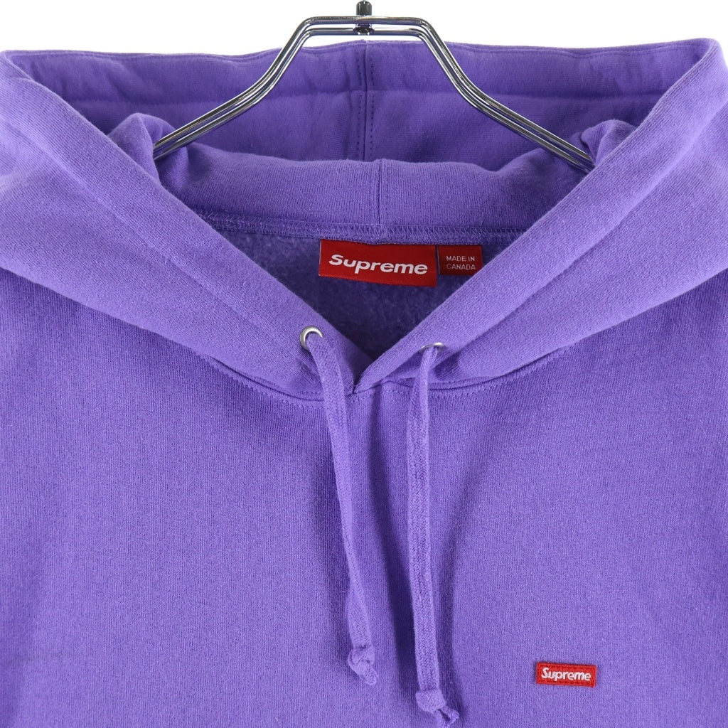 SUPREME(シュプリーム) 24AW Small Box Hooded Sweatshirt スモールボックスロゴ フーデッドスウェットシャツ パーカー パープル