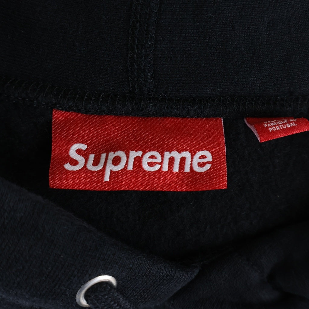 SUPREME(シュプリーム) 25SS Reverse Hooded Sweatshirt リバース ロゴプリント フーデッドスウェットシャツ パーカー ブラック