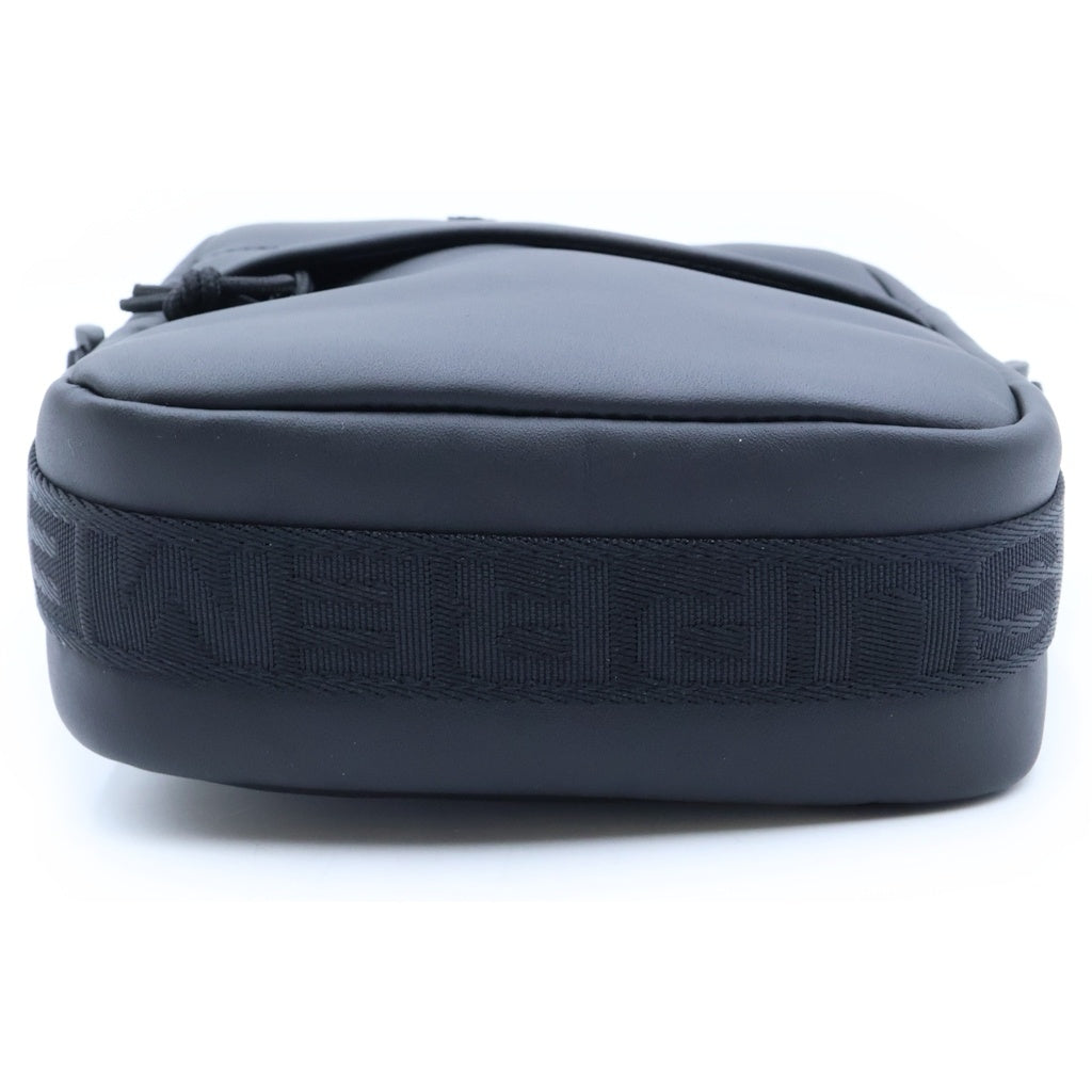 SUPREME(シュプリーム) 23AW Leather Shoulder Bag レザー スモールボックスロゴ ショルダーバッグ ブラック