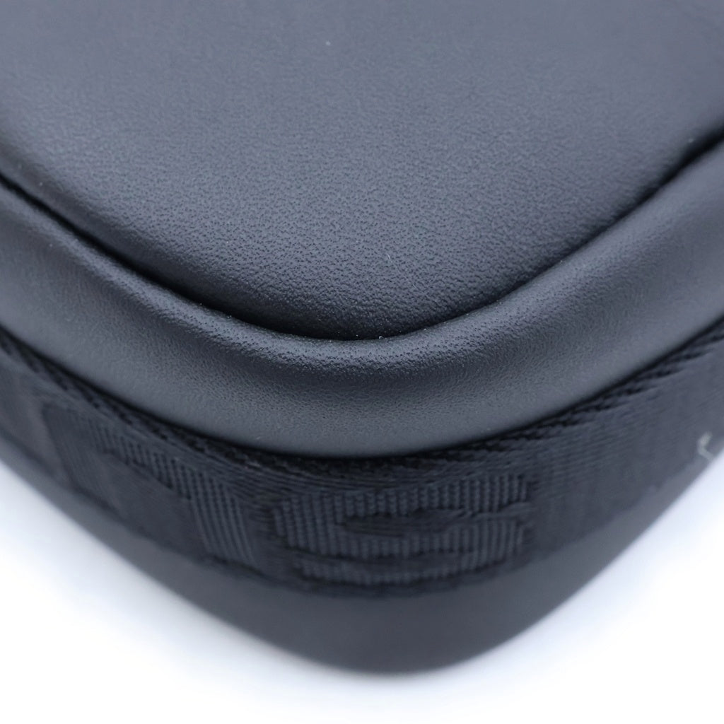 SUPREME(シュプリーム) 23AW Leather Shoulder Bag レザー スモールボックスロゴ ショルダーバッグ ブラック