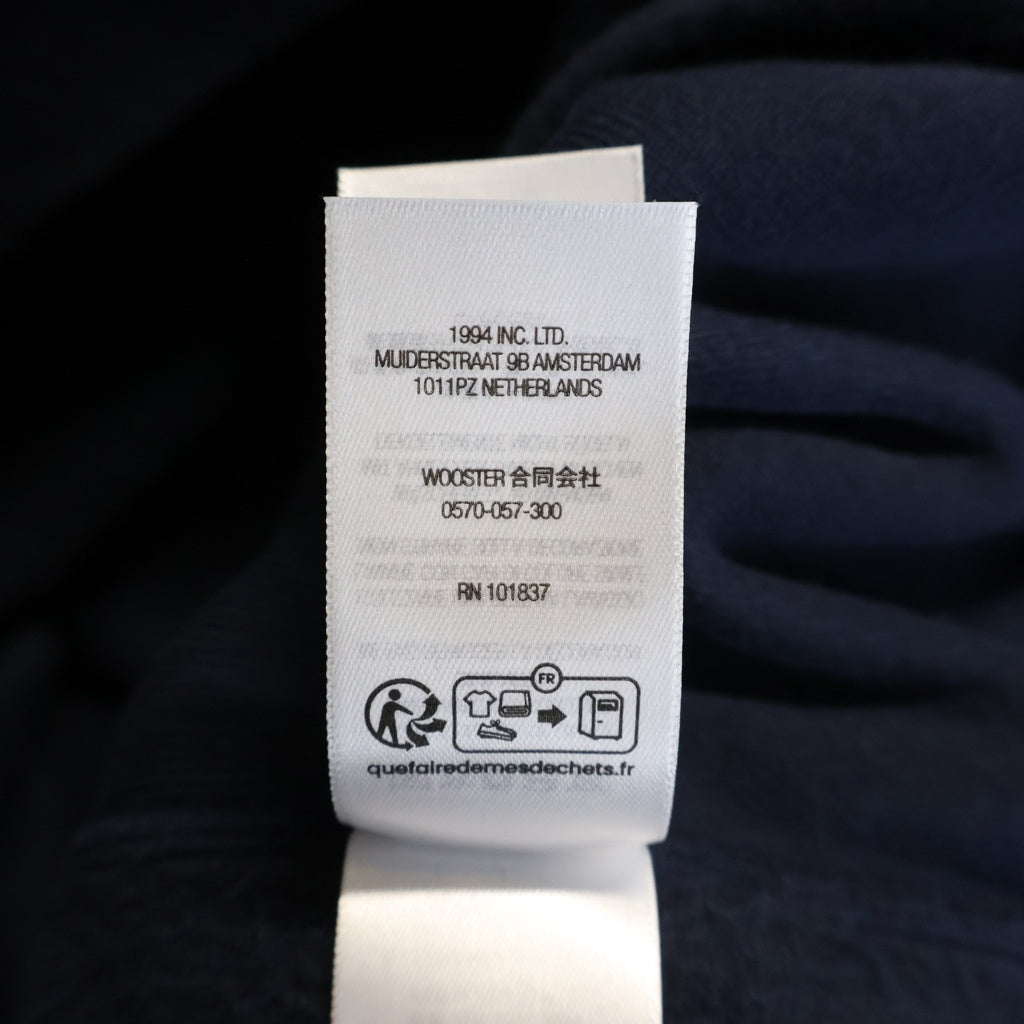 SUPREME(シュプリーム) 25SS Reverse Hooded Sweatshirt リバース ロゴプリント フーデッドスウェットシャツ パーカー ネイビー