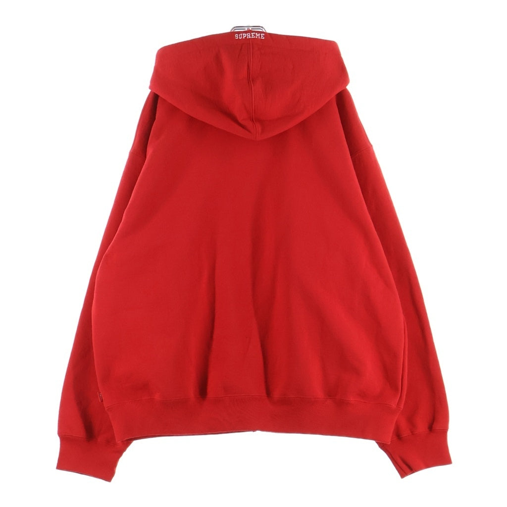 SUPREME(シュプリーム) 23AW S Logo Zip Up Hooded Sweatshirt Sロゴ ジップアップ フーデッドスウェットシャツ パーカー レッド