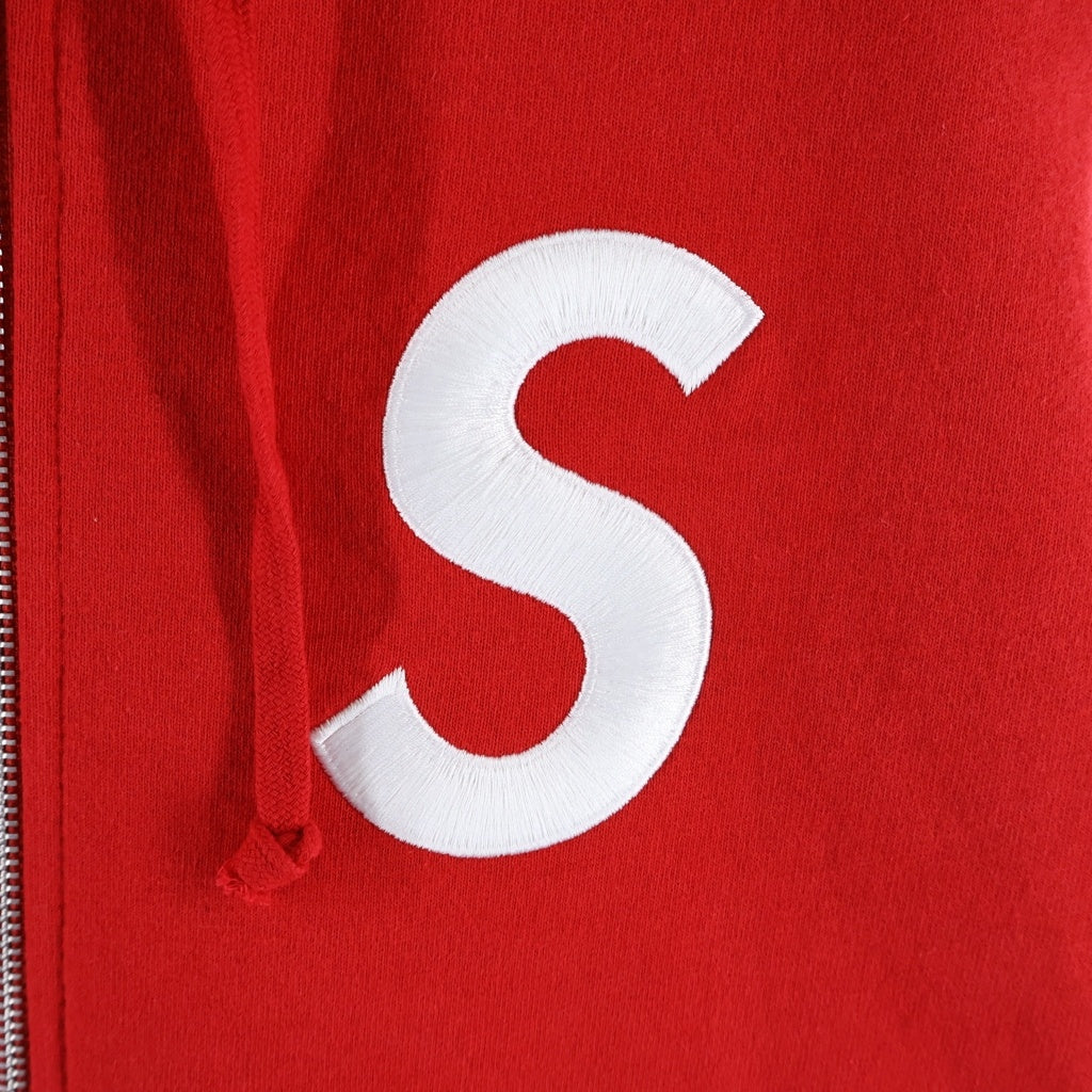 SUPREME(シュプリーム) 23AW S Logo Zip Up Hooded Sweatshirt Sロゴ ジップアップ フーデッドスウェットシャツ パーカー レッド