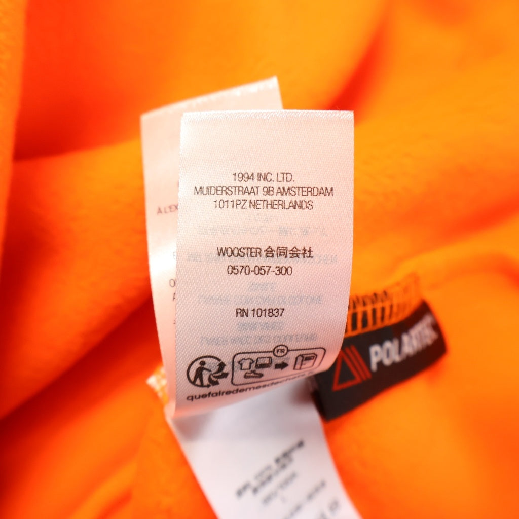 SUPREME(シュプリーム) 24AW Polartec Facemask Half Zip Hooded Sweatshirt ポーラーテック フェイスマスク フリース ハーフジップフーデッドスウェットシャツ パーカー オレンジ