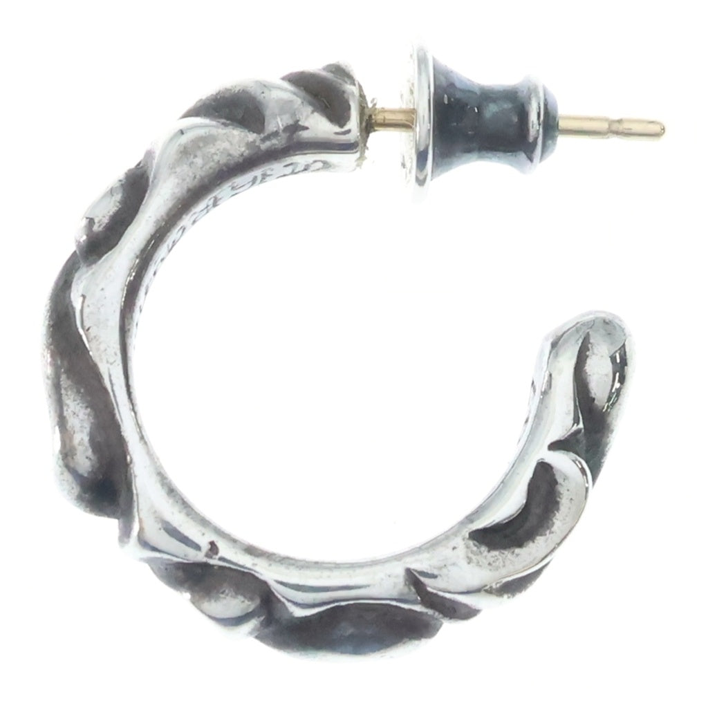 CHROME HEARTS(クロムハーツ) HOOP SCROOL スクロール フープピアス シルバー BCA102