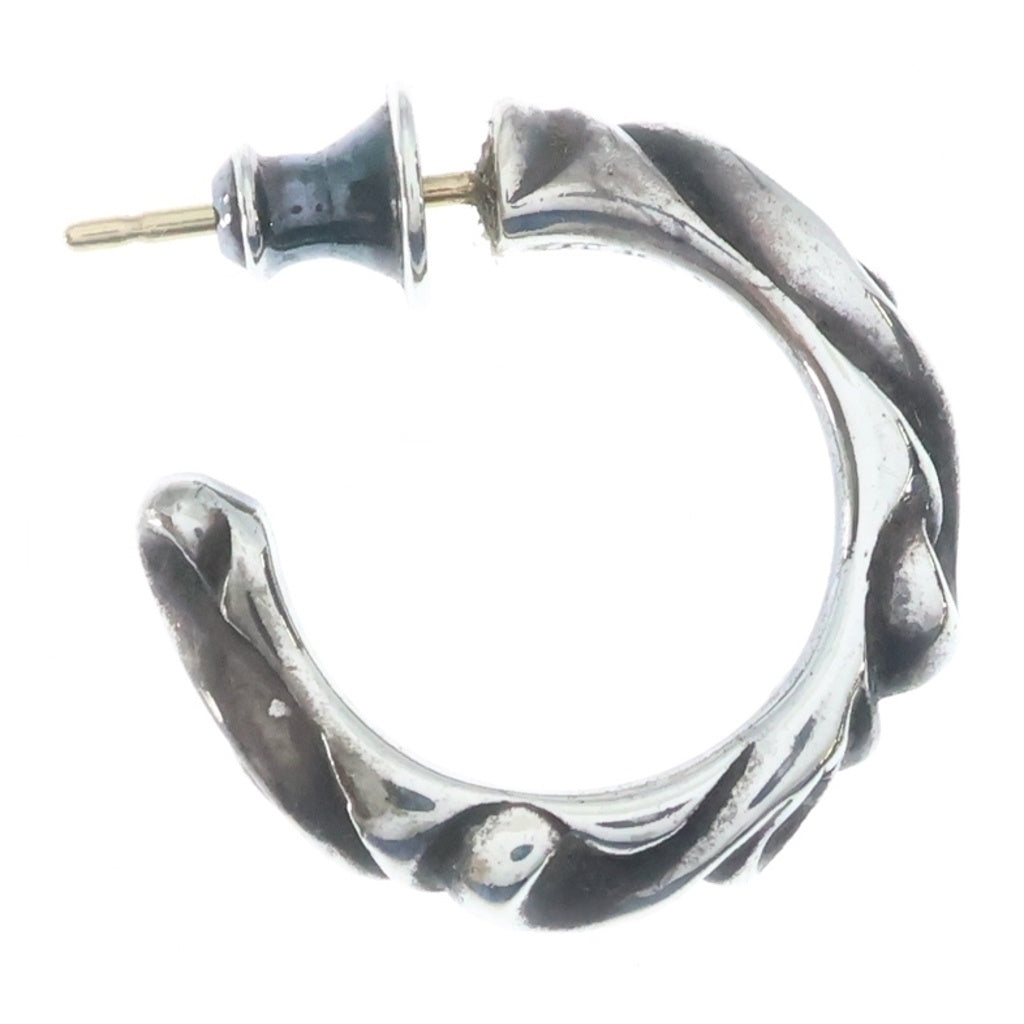 CHROME HEARTS(クロムハーツ) HOOP SCROOL スクロール フープピアス シルバー BCA102