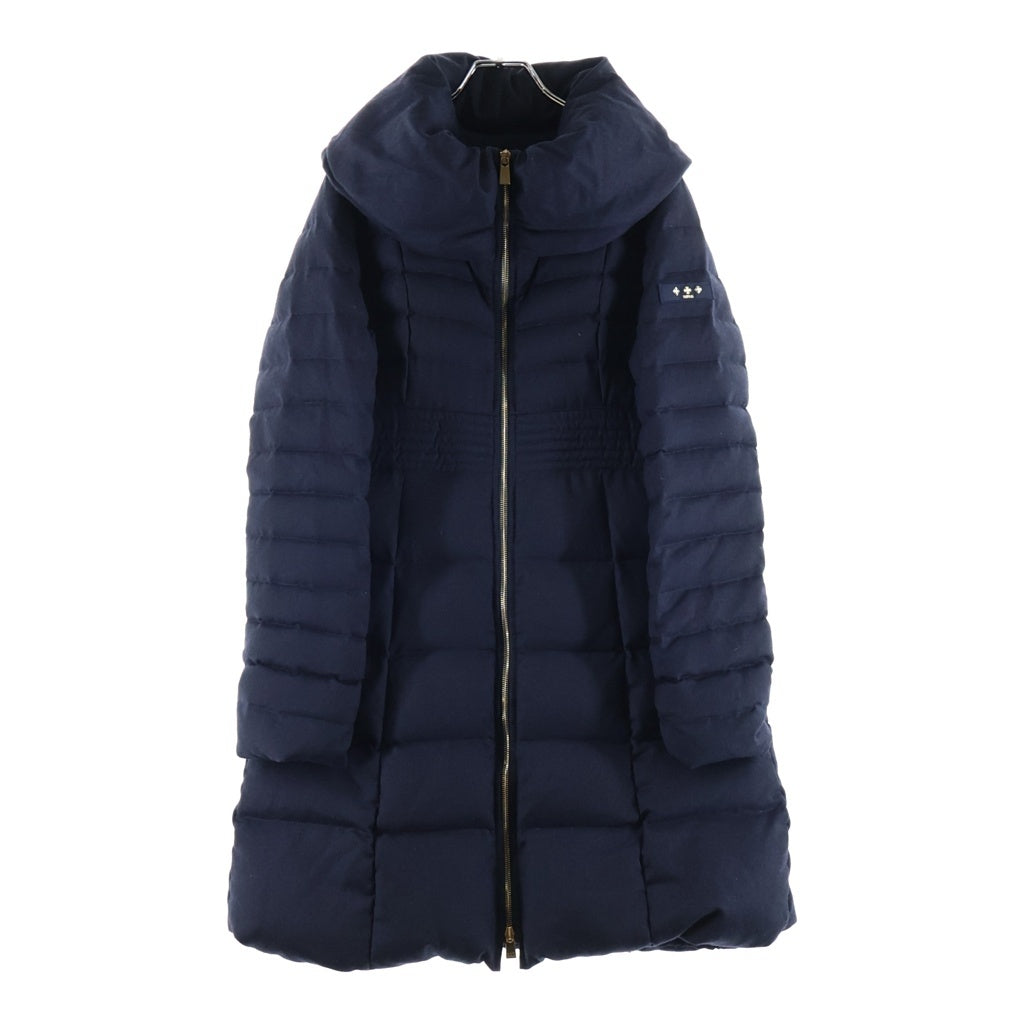TATRAS(タトラス) DOWN COAT フーデッド ナイロンダウンコート レディース ネイビー LTA8FW4216