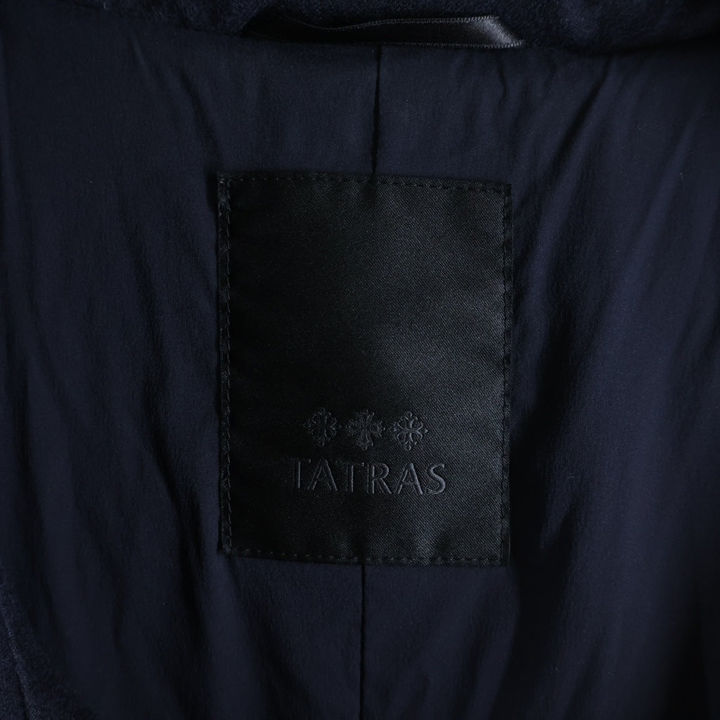 TATRAS(タトラス) DOWN COAT フーデッド ナイロンダウンコート レディース ネイビー LTA8FW4216