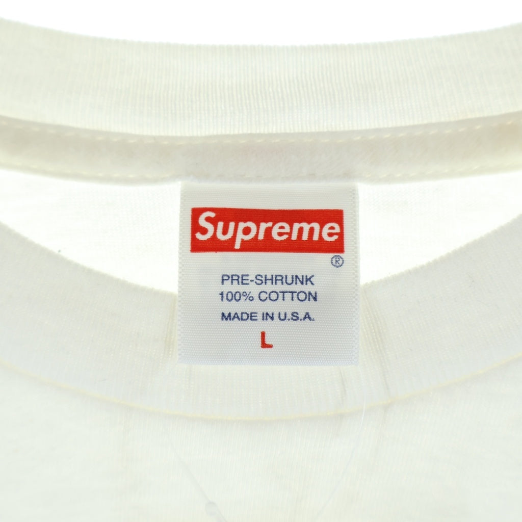 SUPREME(シュプリーム) 20AW Box Logo L/S Tee ボックスロゴ クルーネック長袖Tシャツ ロングスリーブカットソー ホワイト