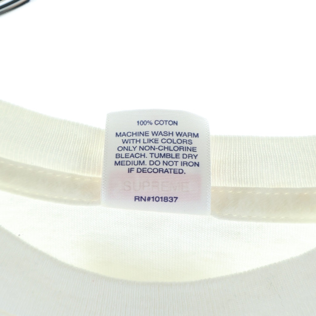 SUPREME(シュプリーム) 20AW Box Logo L/S Tee ボックスロゴ クルーネック長袖Tシャツ ロングスリーブカットソー ホワイト