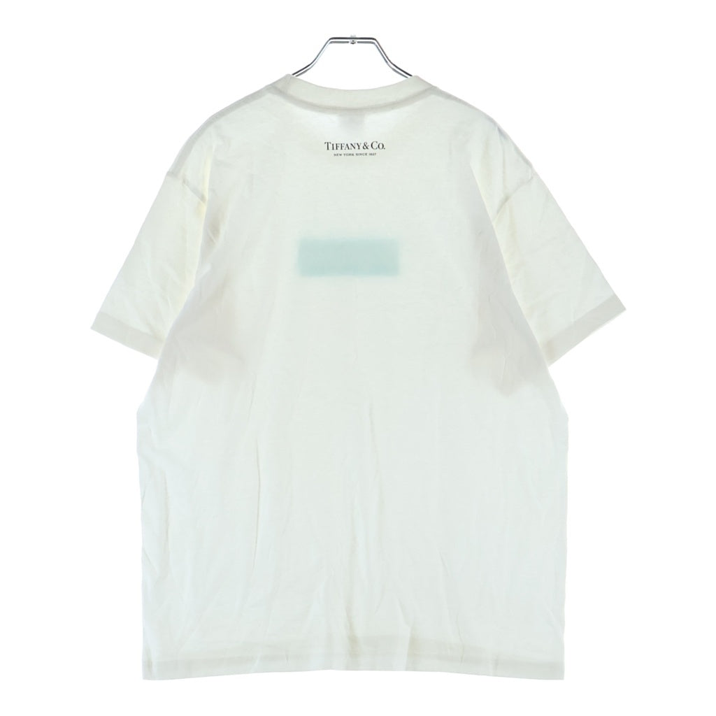 SUPREME(シュプリーム) 21AW ×TIFFANY & Co. Box Logo Tee ティファニー ボックスロゴ クルーネック半袖Tシャツ カットソー ホワイト
