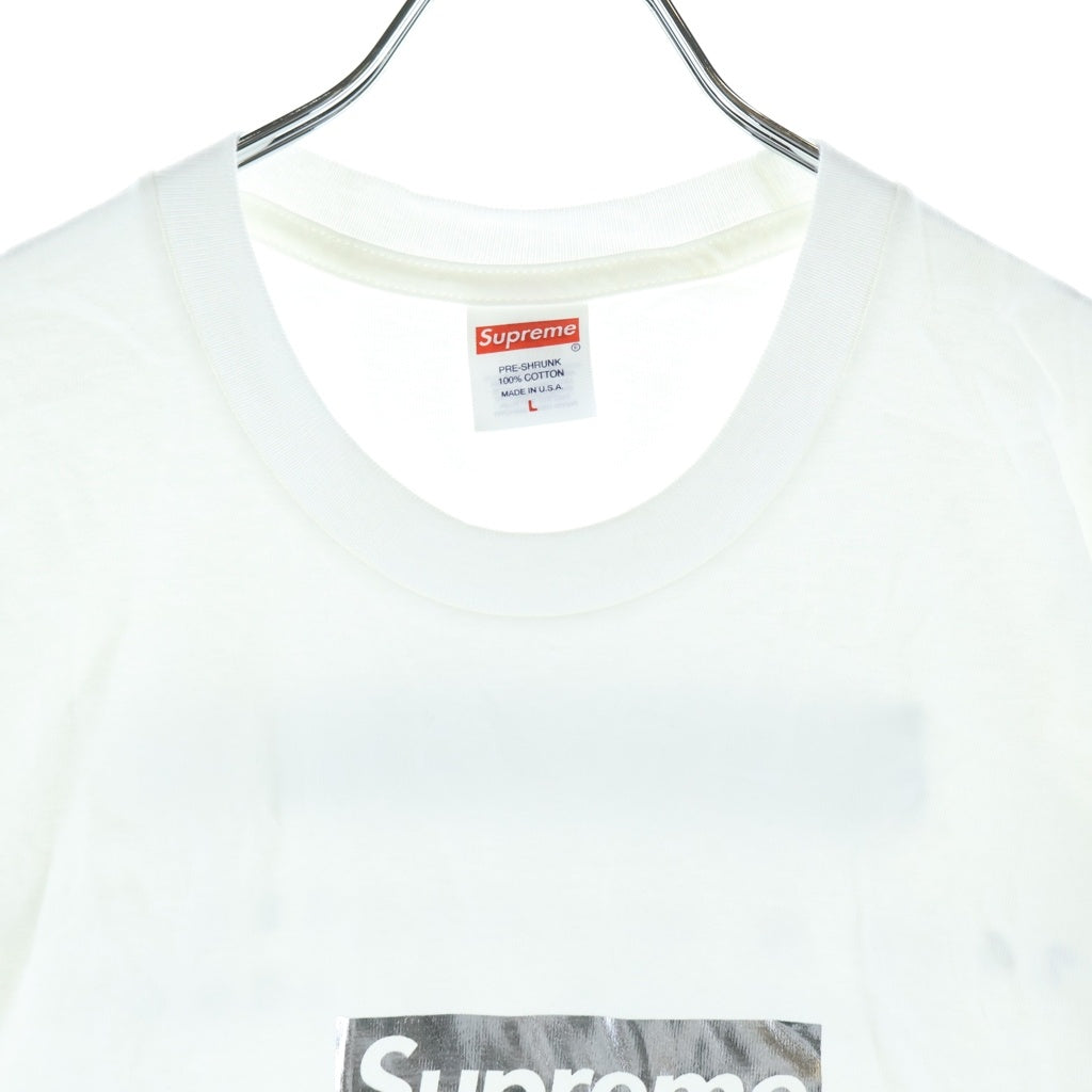 SUPREME(シュプリーム) 22AW Chicago Box Logo Tee シカゴ ボックスロゴ クルーネック半袖Tシャツ カットソー ホワイト