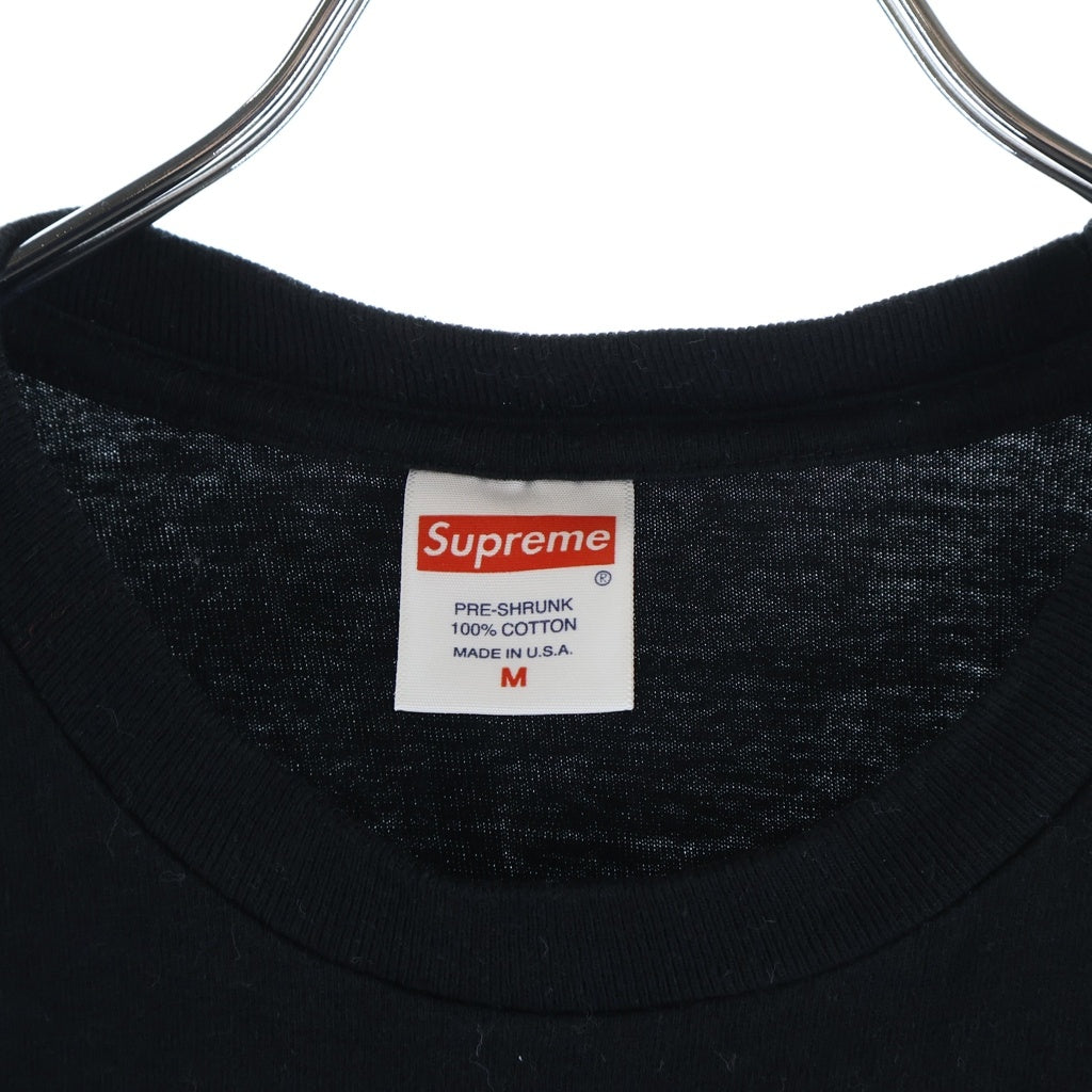 SUPREME(シュプリーム) 17AW Arabic Logo L/S Tee アラビックロゴ クルーネック長袖Tシャツ ロングスリーブカットソー ブラック