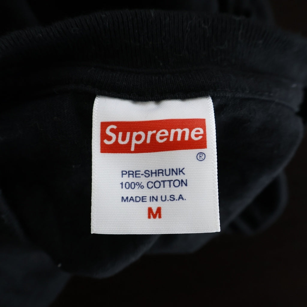 SUPREME(シュプリーム) 17AW Arabic Logo L/S Tee アラビックロゴ クルーネック長袖Tシャツ ロングスリーブカットソー ブラック