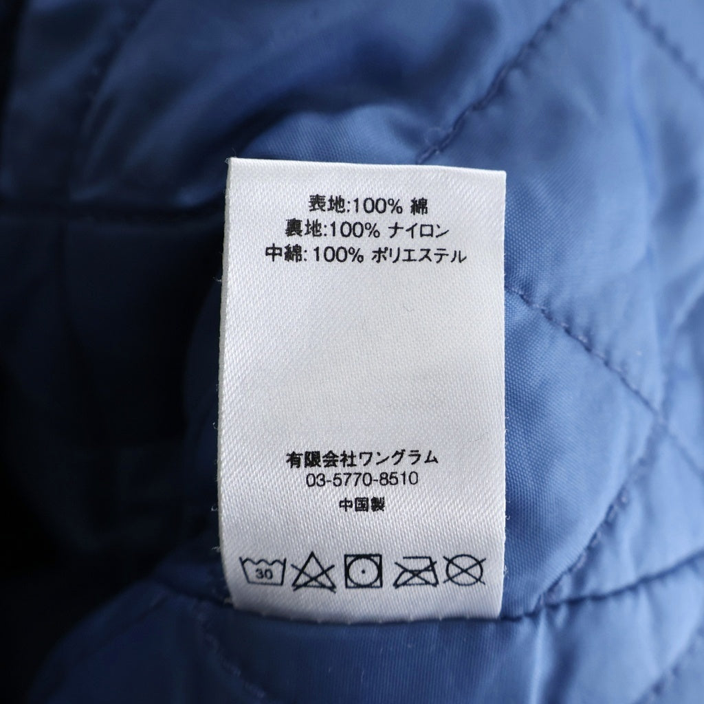 SUPREME(シュプリーム) 17AW Quilted Arc Logo Flannel Shirt キルテッド アーチロゴ フランネルチェックシャツ ブルー