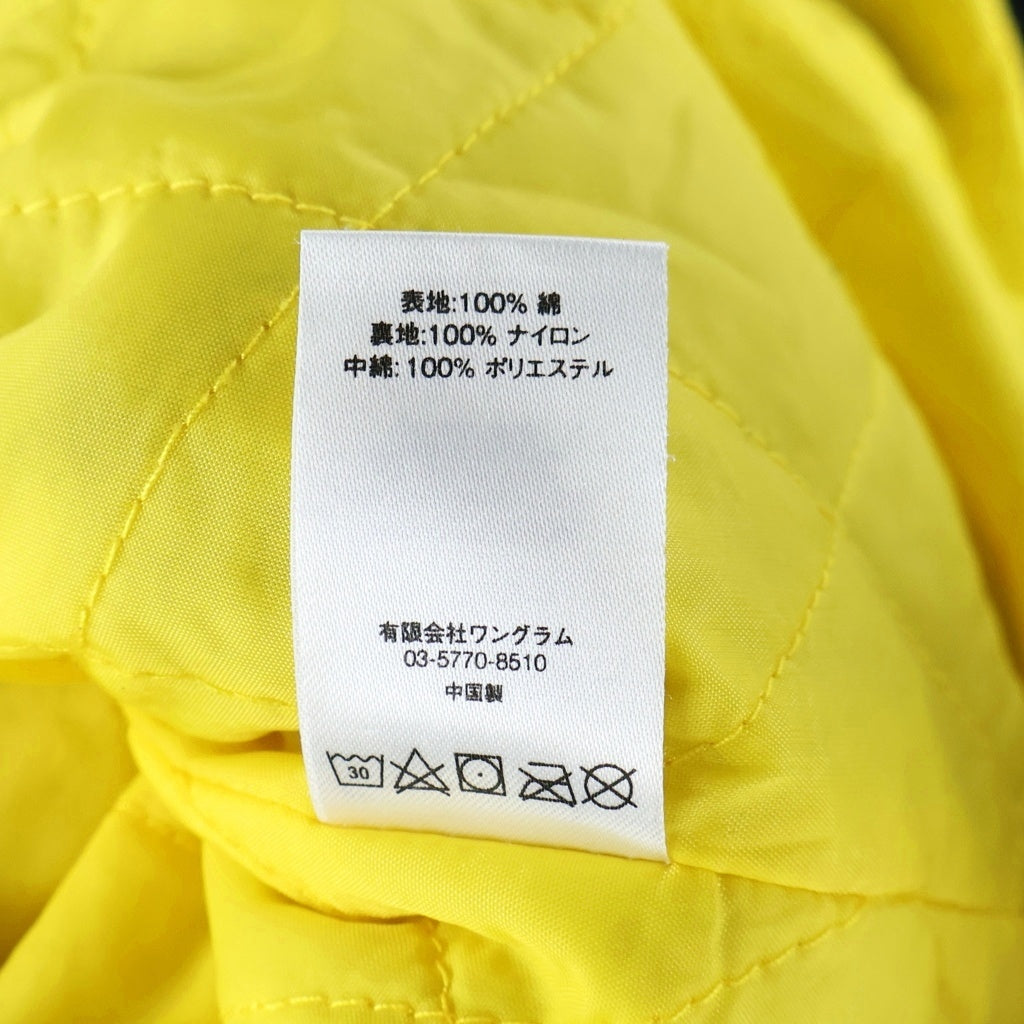 SUPREME(シュプリーム) 17AW Quilted Arc Logo Flannel Shirt キルテッド アーチロゴ フランネルチェックシャツ イエロー