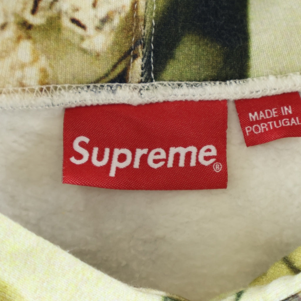 SUPREME(シュプリーム) 20SS Bling Hooded Sweatshirt ブリング 総柄 プルオーバーフーデッドスウェットパーカー グリーン