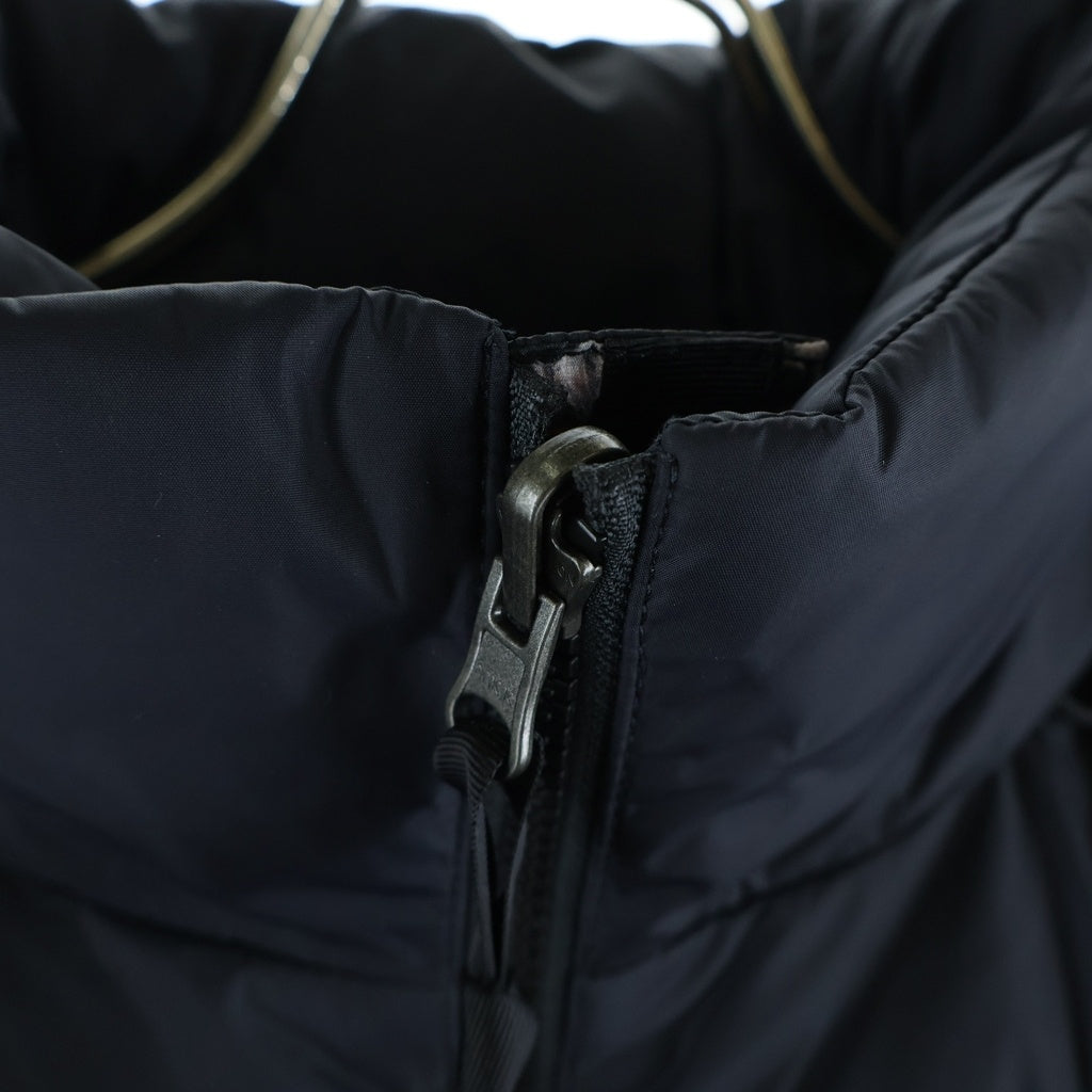 SUPREME(シュプリーム) 21SS ×THE NORTH FACE Studded Nuptse Jacket ザノースフェイス スタッズ ヌプシ ジップアップフーデッドナイロンダウンジャケット ブラック/レッド NF0A5IQW