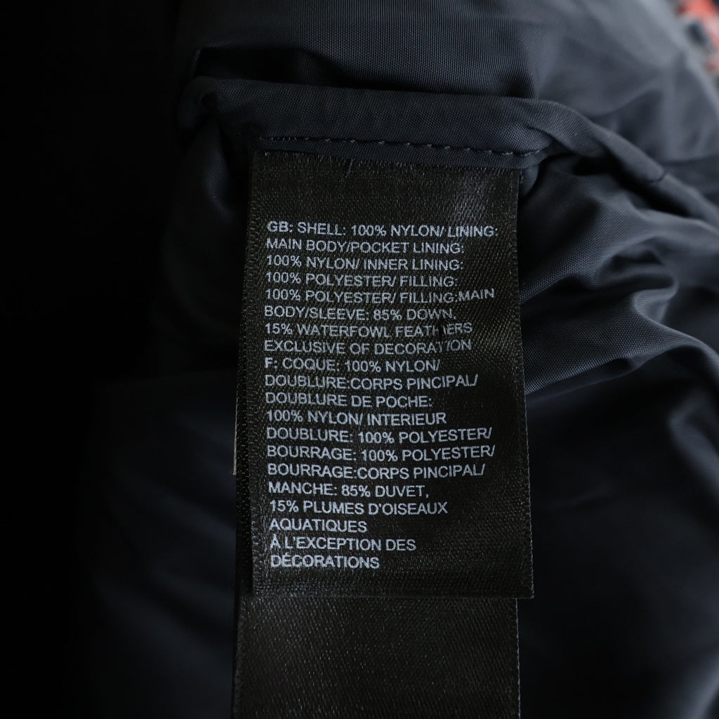 SUPREME(シュプリーム) 21SS ×THE NORTH FACE Studded Nuptse Jacket ザノースフェイス スタッズ ヌプシ ジップアップフーデッドナイロンダウンジャケット ブラック/レッド NF0A5IQW