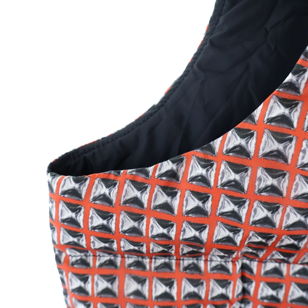 SUPREME(シュプリーム) 21SS ×THE NORTH FACE Studded Nuptse Vest ザノースフェイス スタッズ ヌプシ ジップアップフーデッドナイロンダウンベスト ブラック/レッド NF0A5IQX