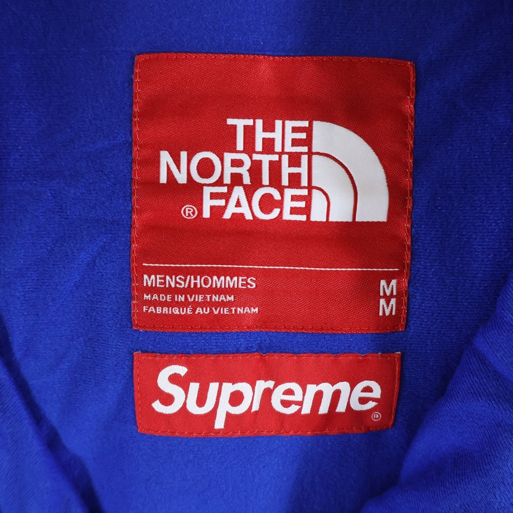 SUPREME(シュプリーム) 21SS ×THE NORTH FACE Studded Mountain Light Jacket ザノースフェイス スタッズ マウンテン ジップアップフーデッドナイロンジャケット ブラック/ブルー NP12103I
