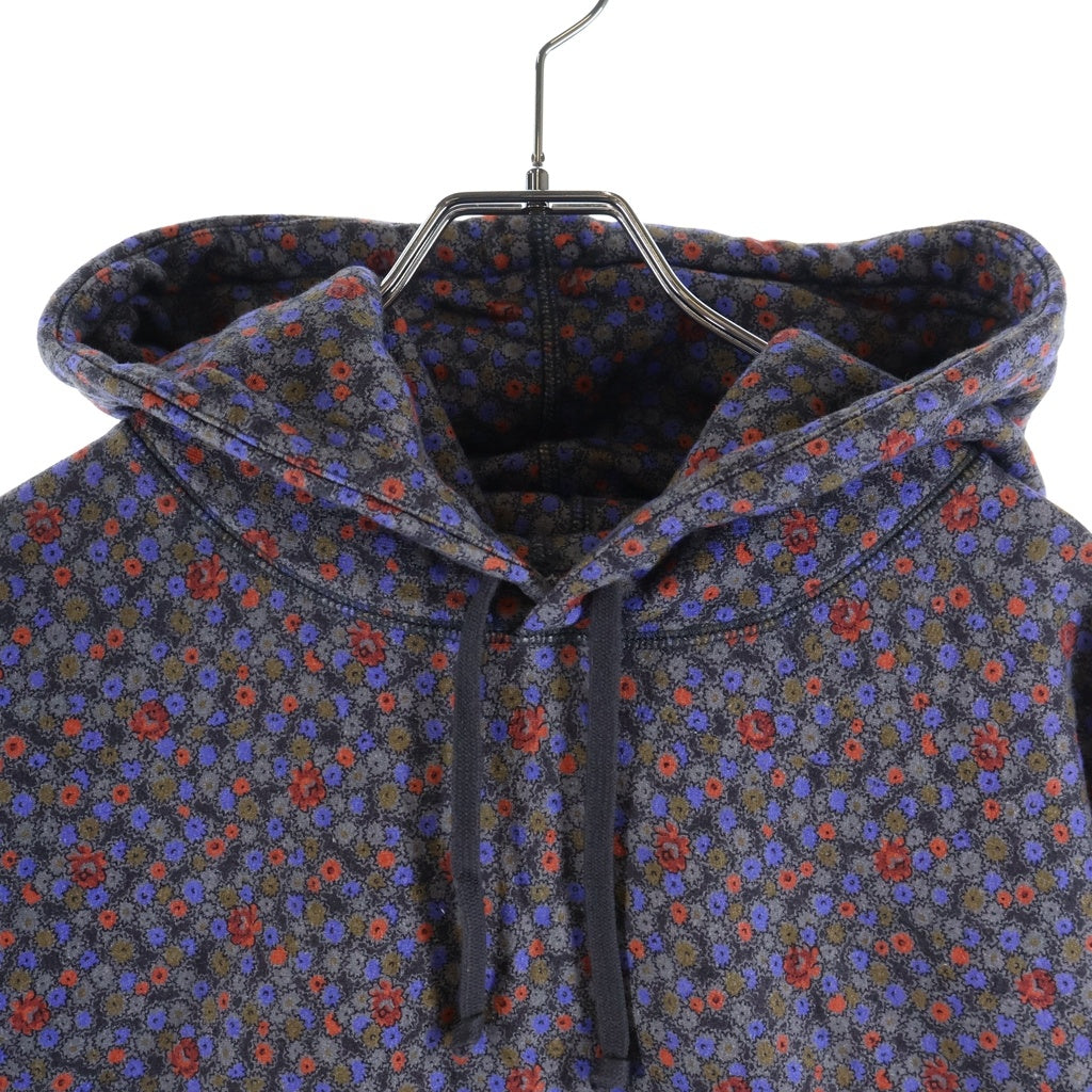 SUPREME(シュプリーム) 21AW ×JUNYA WATANABE COMME des GARCONS MAN Black Flowers Hooded Sweatshirt ジュンヤワタナベ フラワープリント プルオーバーフーデッドパーカー パープル
