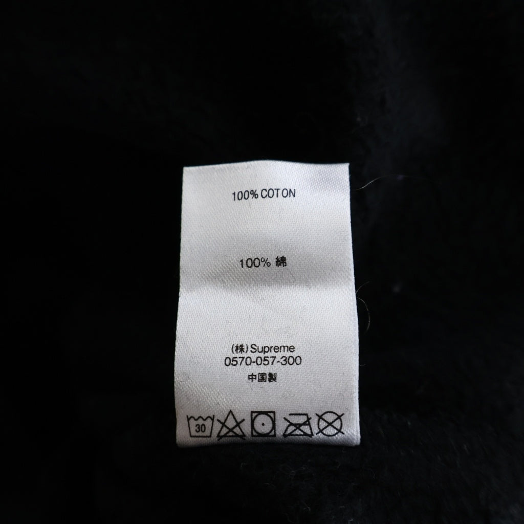 SUPREME(シュプリーム) 19AW ×HONDA ×Fox Racing Crewneck ホンダ フォックスレーシング ロゴエンブロイダリー プルオーバークルーネックスウェットパーカー ブラック